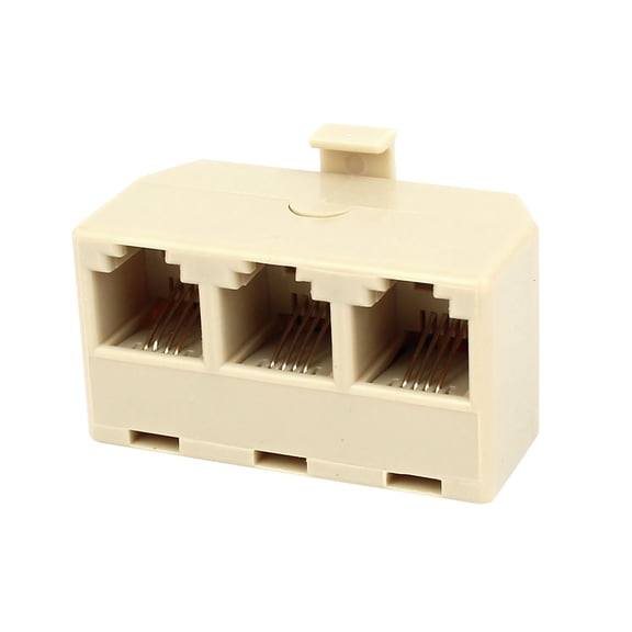 Walmart RJ11 6P4C Phone Jack Line Connector, Landline Dual Splitter 1 ...