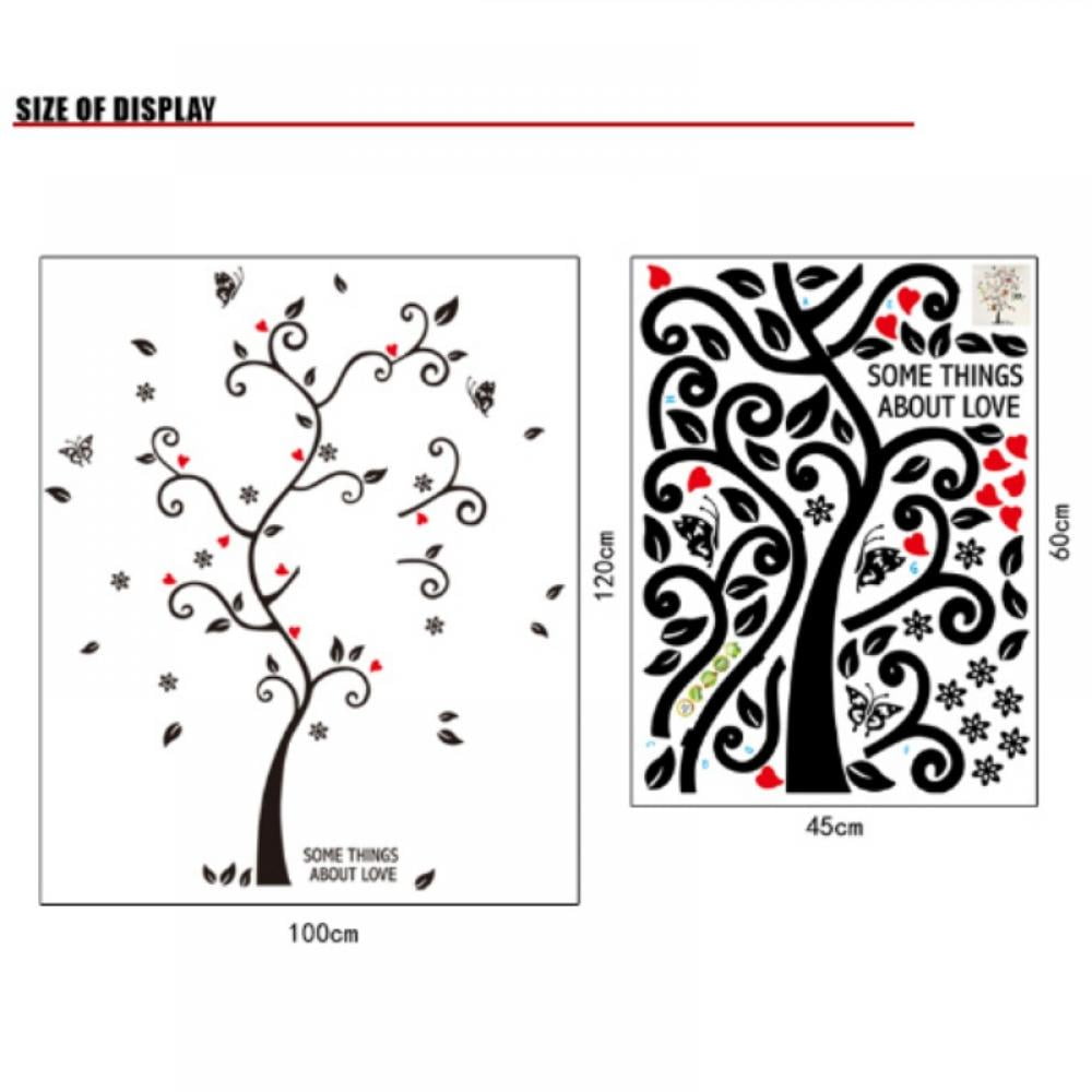 Memory Tree and Birds Large Family Tree Wall Decal Wall Stickers Murals