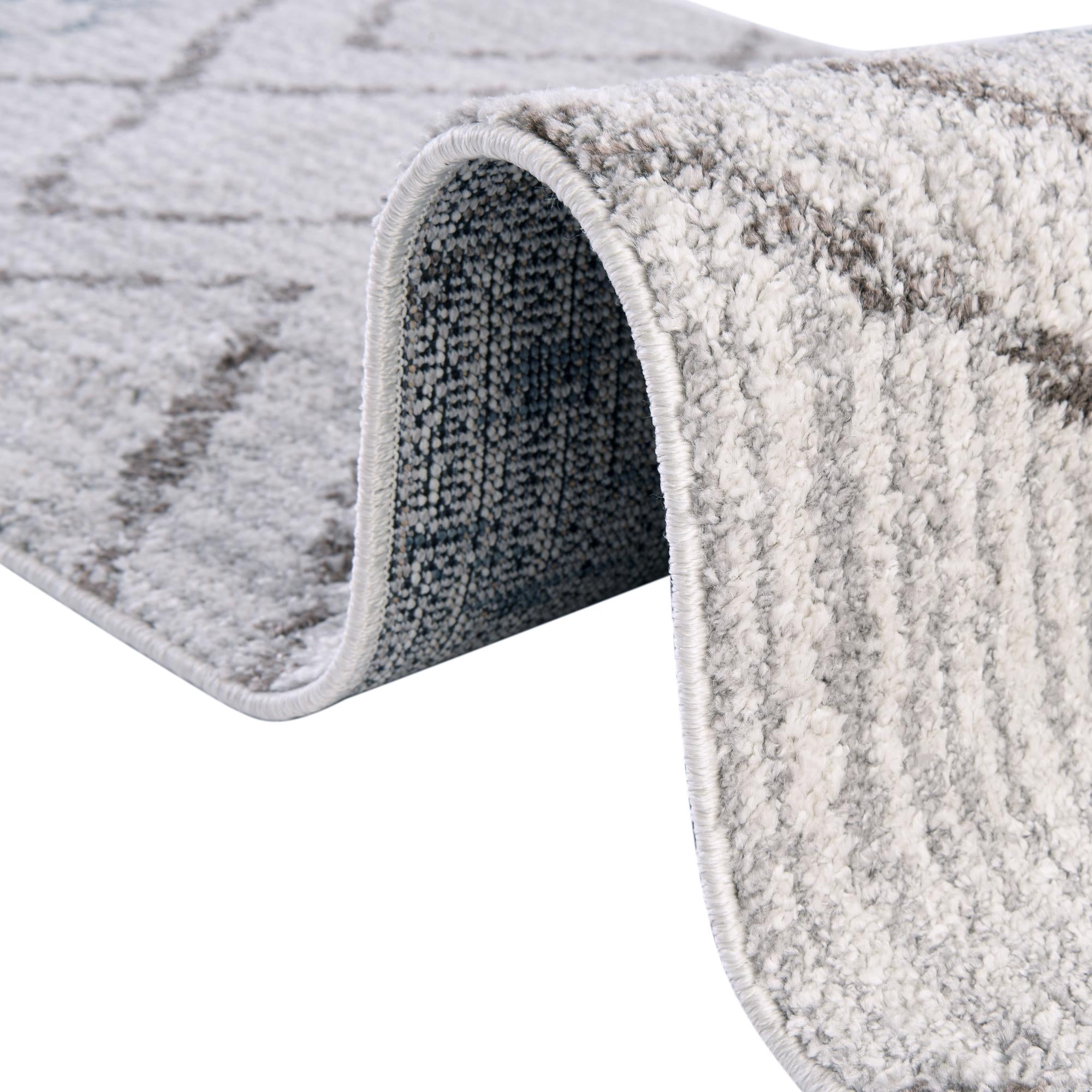 Unique Loom Aramis Collection Area Rug - Kavi (2' x 3' 1" Rectangle Ivory/Beige)