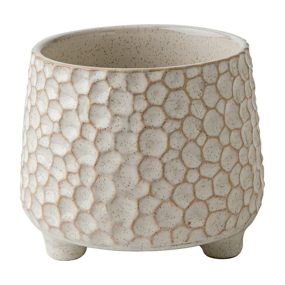 Hxlamzoo Pinecone-Shaped Ceramic Storage Jar with 3 Legs - Unique Kitchen Organizer & Stylish Decorative Piece