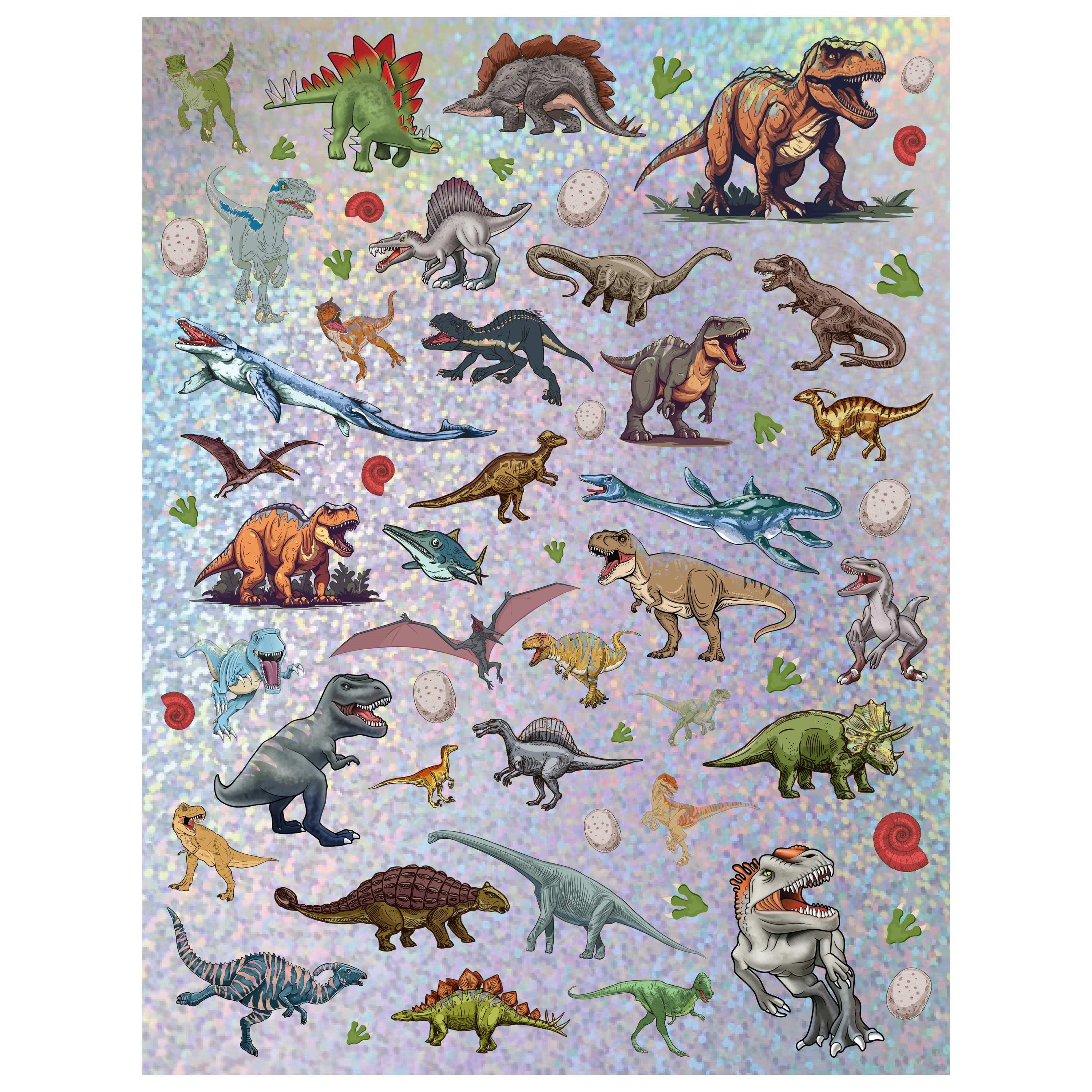 Hinkler Kaleidoscope Sticker Coloring Dinosaur Adventure Children Ages 6 and up