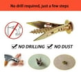 thumbnail image 5 of Self Drilling Drywall Anchors with Screws Kit, Quick Drive Expansion Screws, Wet and Fix Drywall Anchor Repair Tools, Zinc-Plated Metal Expansion Anchors Kit (12 * 30 Tube + 4 * 35 Nails, 20 pcs), 5 of 7