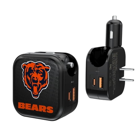Chicago Bears Dual Port USB Car & Home Charger Chicago Bears Dual Port USB Car & Home Charger