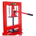 thumbnail image 6 of Hydraulic 6 Ton H-Frame Garage Floor Adjustable Shop Press with Plates, 6T,red, 6 of 9
