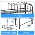 thumbnail image 3 of Auledio Over Sink Dish Drying Rack 2 Tier Freestanding Heavy Duty Sink Dish Rack with Cup Holder Utility Hooksfor Kitchen Counter, Bronze, 3 of 7