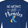 thumbnail image 4 of Inktastic No Mistakes, Just Miracles Down Syndrome Awareness Long Sleeve Youth T-Shirt, 4 of 5