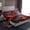 Grey Black Red, variant on Castle Fairy Sport Car Bed Sheets for Boys Girls,Racing Car King Sheets