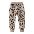 thumbnail image 2 of Esaierr Kids Baby Boys Cotton Sweeatpants 2-6T Toddler Lounging Bottoms Long Pants Pure Cartoon printed Drawstring Active Jogger Pants Casual for Kids Boys, 2 of 6