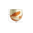 thumbnail image 3 of Creative Co-Op Etched Mercury Glass Tealight/Votive Candleholder, Matte Silver Finish and Coral Color, 3 of 3