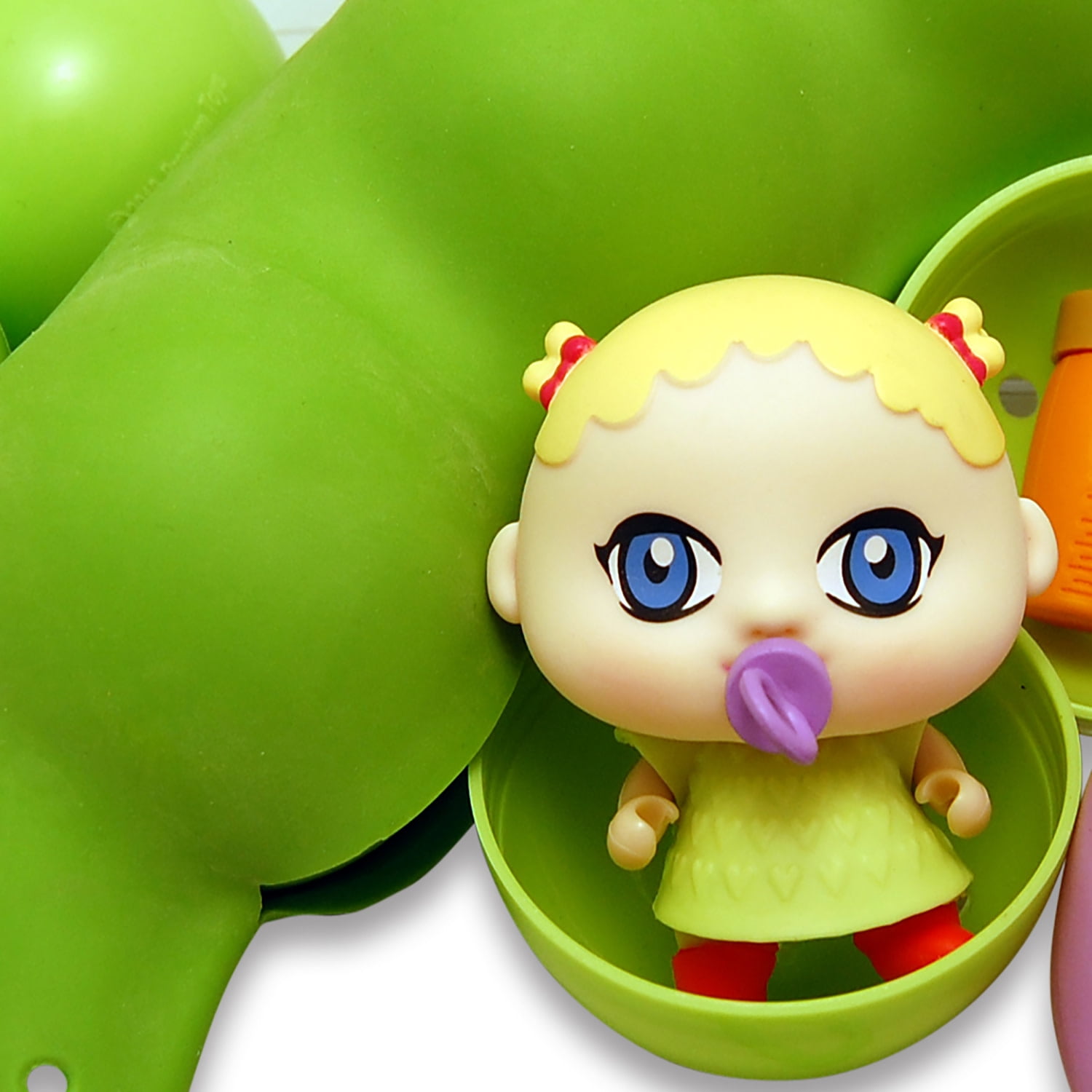 Pea Pod Babies: Collectible Mystery Surprise - 1 Pack - Open & Reveal Various Unique Toy Miniatures, Character Dolls, Clothing, Accessories, Kids 3+