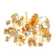 thumbnail image 1 of Naiovety 100 juegos de pendientes de base en blanco para hacer postes, tapones para pendientes, conector inferior, accesorio para pendientes, suministros Artesanía Color Dorado/ 8mm Naiovety HA061131-12, 1 of 6
