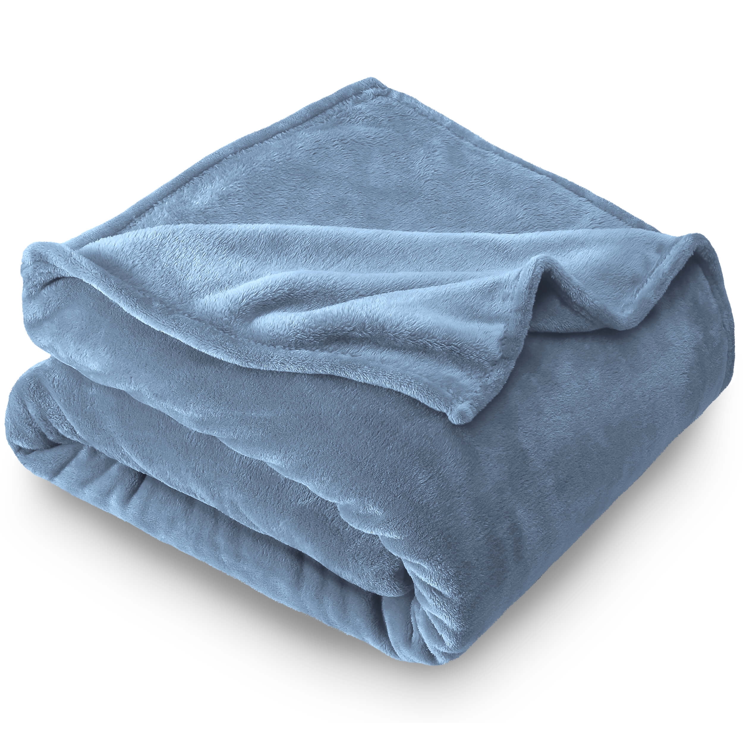MEROUS Fleece Soft Warm Throw Summer Blanket Lightweight Fuzzy Cozy Microfiber Fuzzy All Season Blankets for Couch Travel Sofa,Sky Blue