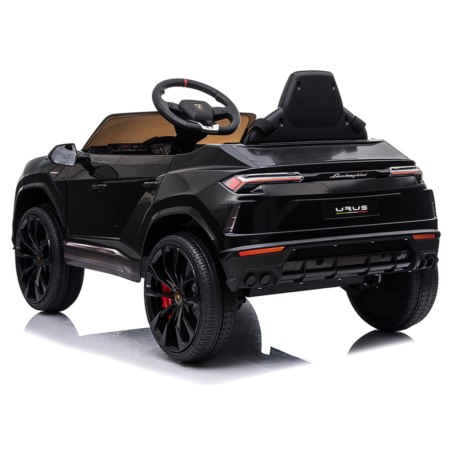 CIPACHO Licensed Lamborghini Urus Ride On Car 12V Kids Electric Vehicle Toy w/Parent Remote Control, Horn, Spring Suspension, Black CIPACHO Licensed Lamborghini Urus Ride On Car 12V Kids Electric Vehicle Toy w/Parent Remote Control, Horn, Spring Suspension, Black