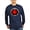 Navy, variant on - HAL 9000 Eye Long Sleeve Dark T Shirt - Long Sleeve Dark T-Shirt