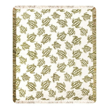 Manual Woodworkers & Weavers Sea Turtle Throw