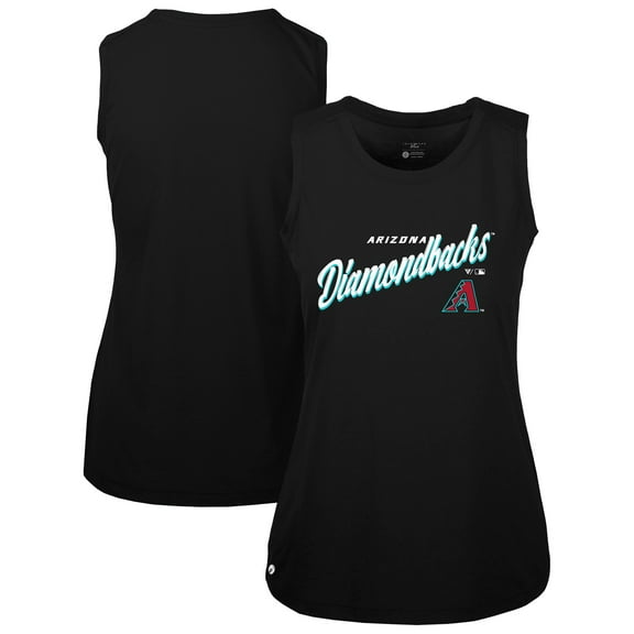 Women's-Levelwear  Black Arizona Diamondbacks Macy Tank Top