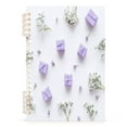 thumbnail image 2 of WOBOGO Small Purple Gift Boxes Notebook College Horizontal Grid Paper Ink Spill Resistant Water Resistant Cover 8.3x5.7x0.4in, 2 of 8