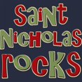 thumbnail image 3 of CafePress - Saint Nicholas Rocks - Kids Hooded Sweatshirt, Classic Hoodie, 3 of 4