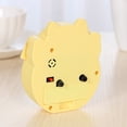 thumbnail image 4 of WRITWAA Yellow Cat Desk Alarm Clock with Large Easy-to-Read Numbers, Table Clock for Home and Office, 4 of 6