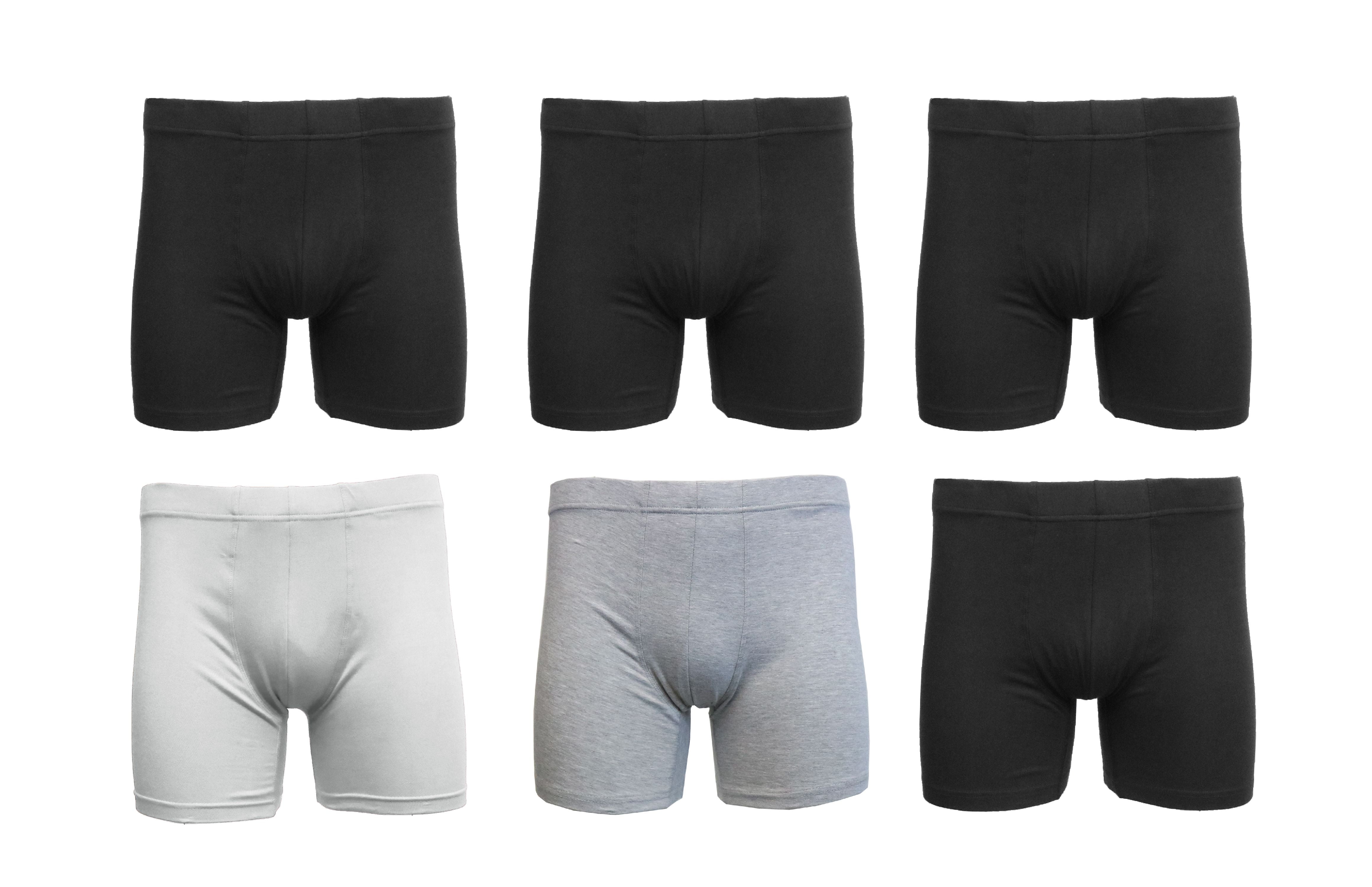 Men's Seamless Boxer Briefs (6 Pack)