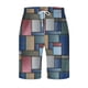 thumbnail image 4 of Pantalones Cortos Casuales para Hombre Impresos con Bolsillos Pantalones de Pijama de Cintura Elástica para Hombres, Verano de Poliéster Ligero, 4 of 4