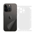 thumbnail image 1 of ccwmincc 2 Pack for iPhone 15 Pro Sticker Skin Wrap Transparent Matte Carbon Fiber Sparkle Vinyl Slim Ultralight Decal Glass Protector Film Protective, 1 of 1