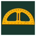 thumbnail image 4 of Ensemble d'Outils de Dessin Règle Protracteur Outils de Mesure Triangle Bord Droit, 4 of 7