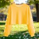 thumbnail image 5 of Camisetas de Manga Larga de las Mujeres Impresas Sueltas Casuales Cuello Redondo Suéter Deportivo Top Se Ajusta Fiel Al Tamaño para Casual, Fiesta, 5 of 5
