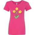 thumbnail image 3 of Inktastic Yellow Buttercup Flowers Women's T-Shirt, 3 of 5