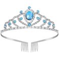 thumbnail image 1 of Corona de cristal con diamantes de imitación para corona infantil, tiara de princesa, diadema para niña, accesorios para el cabello para adultos, regalo vintage para fiestas de desfiles, festivales, fiestas, cosplay, Halloween, Navidad oso de fresa Electrónica, 1 of 5