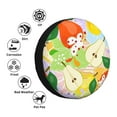 thumbnail image 6 of PUREYAH Pear Leaves Fruits Texture Rv Spare Tire Cover, Wheel Covers Protectors Universal Fit for Camping Travel Trailer Truck 14 inch, 6 of 6