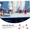 thumbnail image 2 of HUGFEGWE 2pcs Titration Clamp Titration Table Fitting Pipe Clamps Bar Bottle Drying Rack Lab Double Fuel Rod School Supply School Experiment Supply Aluminum Buret Clip Aluminum Alloy U2537-2489, 2 of 9