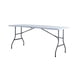 thumbnail image 1 of Mesa Plegable Blanca LOOMBER para Exterior 1.80 Metros Tipo Portafolio, 1 of 6