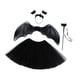 thumbnail image 4 of Conjunto de disfraces de murciélago de Halloween, diadema, accesorios para fotos, banda para el pelo, falda tutú Murciélago de alas cortas jinwen Disfraces de murciélago de Halloween, 4 of 8