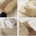 thumbnail image 5 of Kukuzhu Women Straw Beach Bag Summer Woven Shoulder Tote Bag Hobo Bag Travel Picnic Bohemian Vacation Handbag, 5 of 7