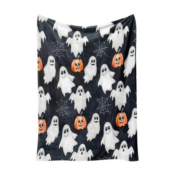 Clearance Under $10 Cute Blanket Halloween Lightweight Throw Blanket Women Men Soft Cozy Sofa Living Room Bed Blanket Kids Girls Boys All Season