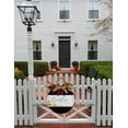 thumbnail image 5 of Gather Together Wooden Front Door Sign Rustic Round Wreath Wall Hanger Porch Decor Four Seasons Farmhouse Decoration Housewarming Gift 12 Inches, 5 of 5