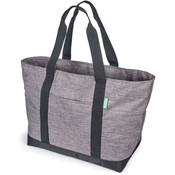 Creative Green Life Unisex Adult Extra Large Canvas Tote Bag, Gray