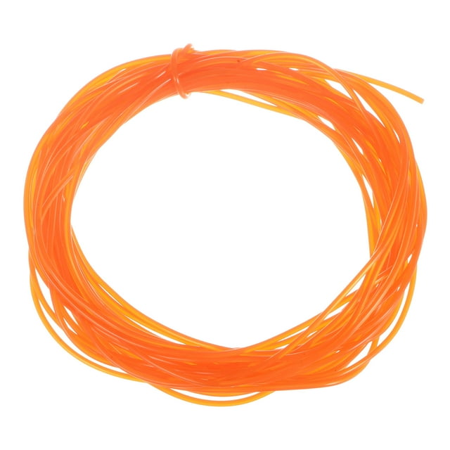 Unique Bargains Round Belts 2mm Dia 10 Meters Length Smooth Surface PU Polyurethane, Orange