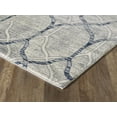thumbnail image 4 of Abani Arto Collection Grey Area Rug 8' x 10' Geometric Trellis Modern Rug, 4 of 5