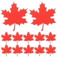 thumbnail image 1 of SHOWERORO 20Pcs Autumn Paper Cutout Red Glitter Paper for School Activities Thanksgiving Celebration, 1 of 4