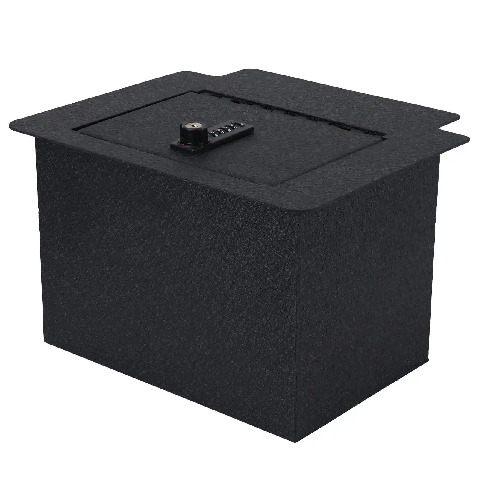 Center Console Safe Gun Safe, WASAI Premium Console Gun Vault Lockbox Compatible with Chevrolet Suburban, Tahoe & GMC Yukon 2021-2024. NOT Fit Electronic Sliding Console, 4-Digit Lock with Key.