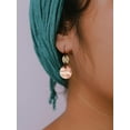 thumbnail image 5 of Vintage Boho Antique Layered Disc Dangle Drop Earrings, Vintage Fashion Statement Jewelry Gift for Women, 5 of 7