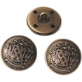 thumbnail image 2 of 14 PCS Antique Brass Blazer Buttons Set 20mm 15mm Suits Sport Coat Uniform Jackets, 2 of 2