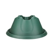 St. Nick's Choice Green Plastic Christmas Tree Stand, for Trees up to 8' Tall and up to 7" in Diameter