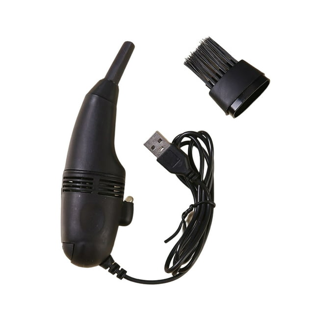 ZLight Keyboard Vacuum Portable Mini USB Interface Cute 10W 5V Detachable Quiet Running Window Drawer Duster Dust Remover Black