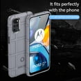 thumbnail image 3 of Slim Fit Phone Case for Motorola G22, Case for Moto E32,Case for Moto E32S,Rugged Shield Phone Case with Military Grade Shockproof Protection Cover for Moto G22/E32/E32S, HD Gray, 3 of 16
