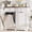 White, variant on HARIPUL Double Tilt Out Trash Can Cabinet for 2 Bins, Hidden Garbage Can Cabinet with Drawers, Wooden Trash Bin Cabinet, 10 Gallon Trash Can Holder Cabinet for Kitchen, White