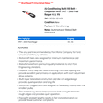 thumbnail image 2 of Air Conditioning Multi Rib Belt - Compatible with 1997 - 2000 Ford Ranger 4.0L V6 1998 1999, 2 of 2