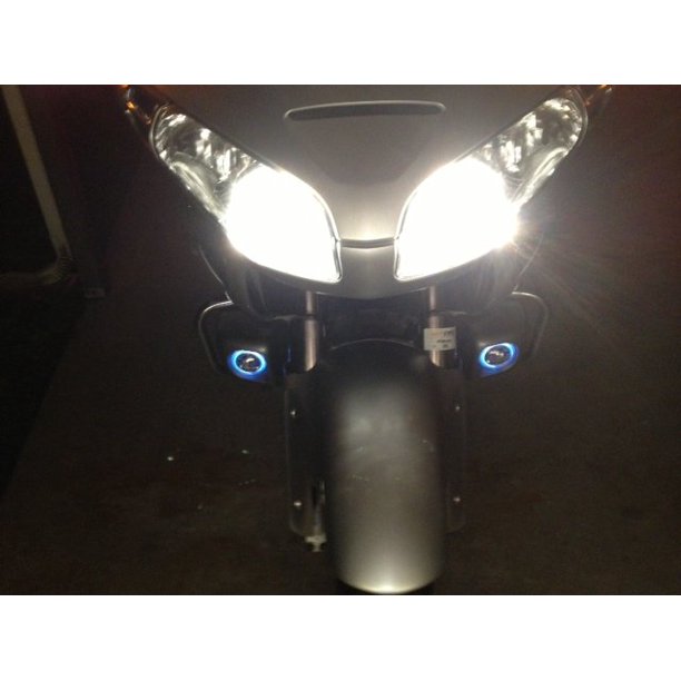 For LED Halo Angel Eye Fog Light Kit for 2001 2010 Honda Goldwing